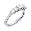 18ct White Gold 5 Princess Cut Stone Ring- 1ct - X11069 Alternative Image