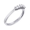 18ct White Gold Princess Cut Five Stone Ring - 1/3ct - X11073 Alternative Image