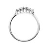 18ct White Gold Princess Cut Five Stone Ring - 1/3ct - X11073 Alternative Image