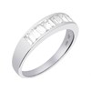 18ct White Gold Baguette Cut Half Eternity Ring-50pts - X11115 Alternative Image