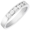 Polar Fire 18ct White Gold Diamond Half Eternity Ring - 3/4ct - X11154 Alternative Image
