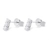 18ct White Gold Diamond Trilogy Stud Earrings - 60pts per pair - X11287 Alternative Image