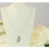 9ct Rose And White Gold Diamond Necklace - X50649 Alternative Image