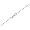 9ct White Gold Diamond Necklace with Rose Gold Pendant - X50650 Alternative Image
