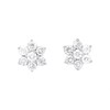 9ct White Gold Diamond Cluster Stud Earrings - 1ct per pair - X51640 Alternative Image