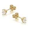 9ct Gold Diamond Stud Earrings - 1/2ct per pair - X51670 Alternative Image