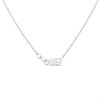 18ct White Gold Round Belcher Chain - 16in - Z08281 Alternative Image