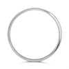 9ct White Gold Satin And Polished Wedding Ring - 7mm - Size R Only - Z10124 Alternative Image