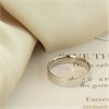 9ct White Gold Flat Court Wedding Ring - 4mm - Size K - Z12315 Alternative Image