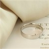 9ct White Gold Flat Court Wedding Ring - 4mm - Size Q - Z12316 Alternative Image