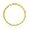 9ct Gold Bamboo Effect Wedding Ring - 5mm - Size S Only - Z1423 Alternative Image