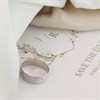 9ct White Gold Beaded Garland Wedding Ring - 5mm - Size I - Z15110 Alternative Image
