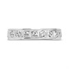 9ct White Gold Diamond Cut Wedding Ring - 4mm - size R - Z15637 Alternative Image