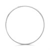 9ct White Gold Diamond Cut Wedding Ring - 4mm - size R - Z15637 Alternative Image