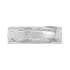 9ct white Gold Beaded Edge Wedding Ring - 7mm - Z16539 Alternative Image