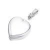 Silver Large Heavyweight Memorial Heart Pendant - Z4005 Alternative Image
