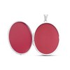 Silver Plain Oval Photo Locket - Z4042 Alternative Image