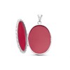Silver Engraved Oval Photo Locket - Z4043 Alternative Image