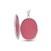 Silver Plain Oval Photo Locket - Z4044 Alternative Image