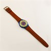 Swatch Master 1993 Collectable Brown Leather Strap Watch- GN130 - Z4306 Alternative Image