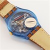 Swatch Master 1993 Collectable Brown Leather Strap Watch- GN130 - Z4306 Alternative Image