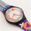 Swatch Ean Code 1992 Collectable Patterned Watch- GB143 - Z4309 Alternative Image