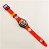 Swatch Silver Planet 1993 Collectable Orange Strap Watch- GM112 - Z4312 Alternative Image