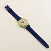 Swatch Index 1994 Collectable Blue Leather Strap Watch- GG125 - Z4317 Alternative Image