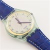 Swatch Index 1994 Collectable Blue Leather Strap Watch- GG125 - Z4317 Alternative Image