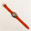 Swatch Rocking 1993 Collectable Orange Leather Strap Watch- GM117 - Z4322 Alternative Image