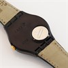 Swatch George 1992 Collectable Green Leather Strap Watch- GX409 - Z4331 Alternative Image