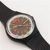 Swatch Batticuore 1992 Collectable Black Strap Watch- GB724 - Z4333 Alternative Image