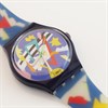 Swatch Silver Patch 1993 Collectable Colourful Watch- GN132 - Z4338 Alternative Image