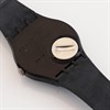 Swatch Tickertape 1988 Collectable Black Strap Watch- GB713 - Z4341 Alternative Image