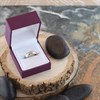 9ct Two Colour Gold Satin And Polished Wedding Ring - 5mm - Size H Only - Z50406 Alternative Image