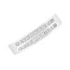 9ct White Gold Two Row Diamond Band Ring - 15pts - Size I Only - Z50456 Alternative Image