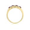 9ct Gold Diamond And Ruby Ring - Size H Only - Z50869 Alternative Image