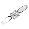 9ct White Gold Diamond Solitaire Ring - 15pts - Size V Only - Z50900 Alternative Image