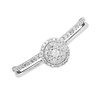 9ct White Gold Diamond Cluster Ring - 20pts - Z50943 Alternative Image
