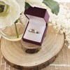 Silver And 9ct Gold Court Wedding Ring - 5mm - Size H Only - Z50992 Alternative Image
