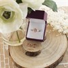 9ct Rose Gold Four Leaf Clover Ring And Stud Earring Gift Set - Z5103 Alternative Image