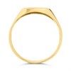 9ct Gold Diamond Signet Ring - Size U Only - Z5104 Alternative Image