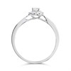 9ct White Gold Diamond Cluster Ring - 1/4ct - Size K - Z51118 Alternative Image