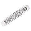 9ct White Gold Diamond Half Eternity Ring - 1/3ct - Size W - Z51123 Alternative Image