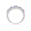 9ct White Gold Tanzanite And Diamond Ring - 20pts Exclusive - Size V - Z51144 Alternative Image