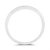 9ct White Gold Satin And Polished Wedding Ring - 5mm - Size N - Z51146 Alternative Image