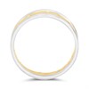 9ct Two Colour Gold Weave Wedding Ring - 6mm - Size K - Z51155 Alternative Image