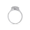 9ct White Gold Diamond Cluster Ring - 30pts - Size H - Z51162 Alternative Image