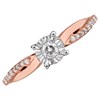 9ct Rose Gold Diamond Ring - 17pts. Size H only - Z51180 Alternative Image