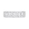 9ct White Gold Diamond Band Ring - 1/3ct - Z51188 Alternative Image